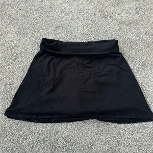 Stretchy Black Women's tennis-golf Skort